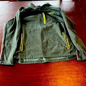 Men’s XL Green North Face full zip sweatshirt x Jacket